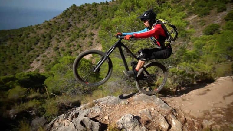 video of nathan mccomb trail riding in malaga